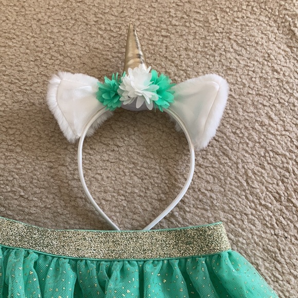 NEW Unicorn Headband Tutu Set - Picture 2 of 5